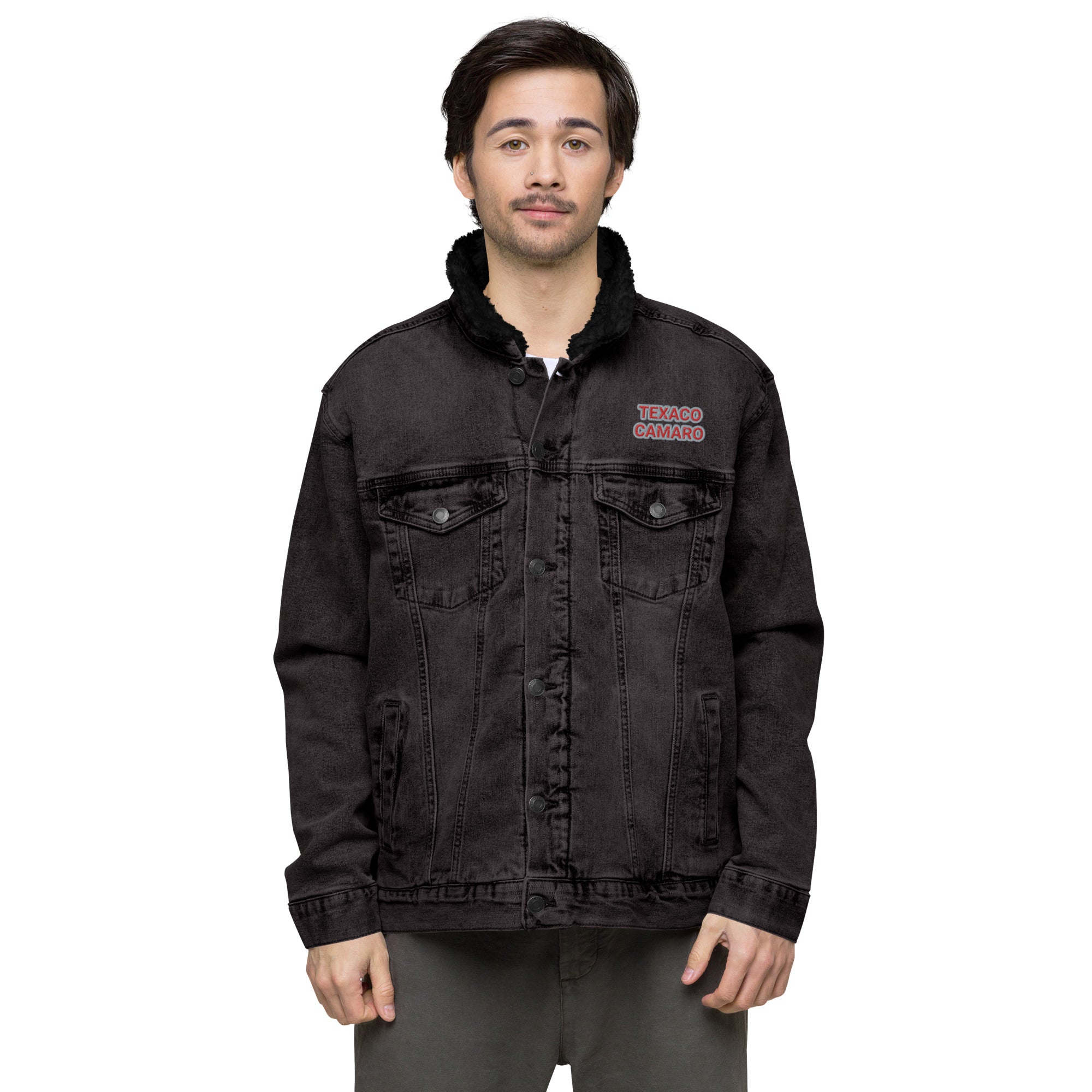 TEXACO CAMARO DENIM SHERPA JACKET