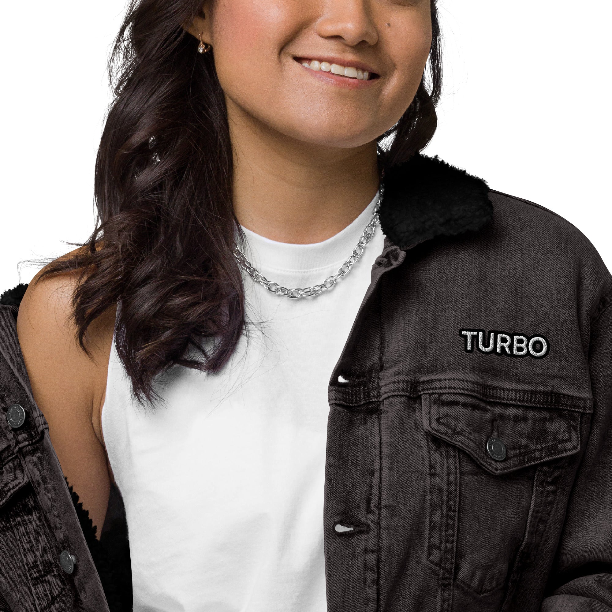 TURBO DENIM SHERPA JACKET