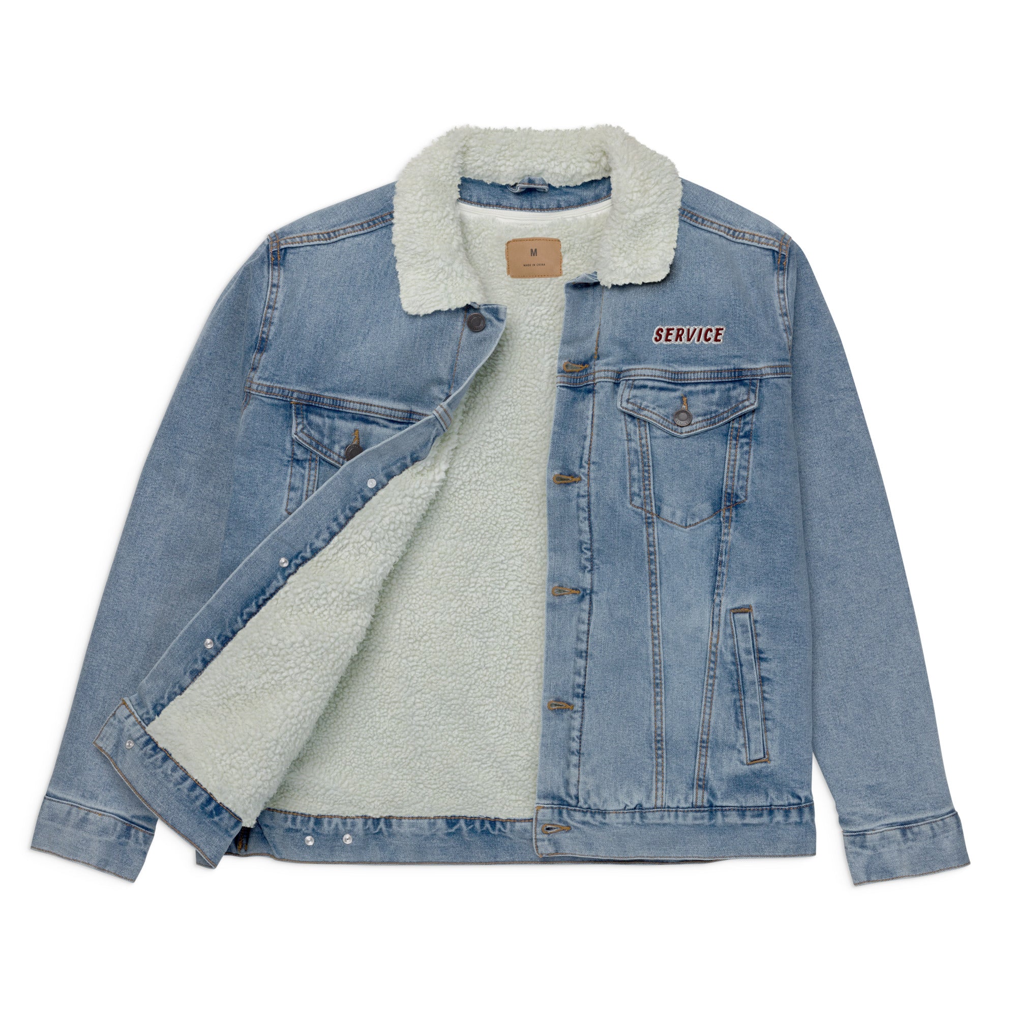 SERVICE DENIM SHERPA JACKET
