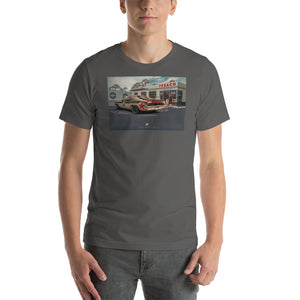 TEXACO CAMARO GAS STATION BACK T-SHIRT