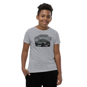 RAM GREEN TRUCK REFLECTION KIDS SHORT SLEEVES TEE