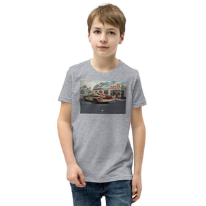 TEXACO CAMARO GAS STATION BACK KIDS SHORT SLEEVES TEE
